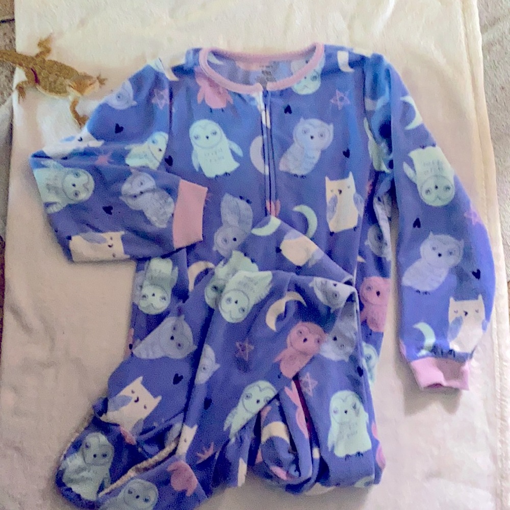 One piece fleece pajamas